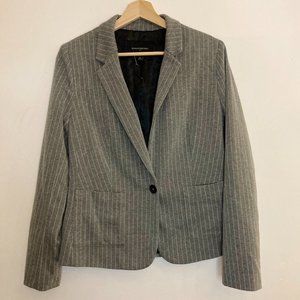 Banana Republic Pinstripe Blazer in Slate, Sz 10